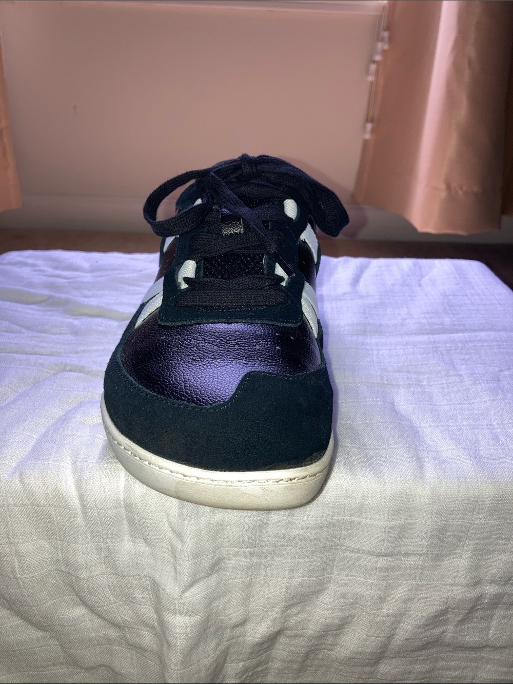 Women's Black & White Sneakers - Picture 11 of 14